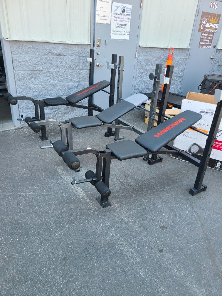 Weider Standard size weight bench - Bench press - Leg extension / curl - 39$ each