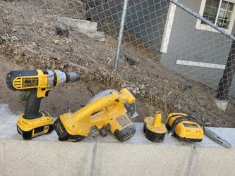 Dewalt Drill/saw/ 2 Batteries , and Charging Port