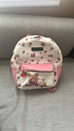 Rilakkuma Pink Strawberry Backpack