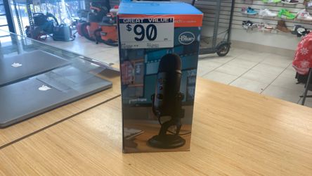 Blue Logitech Podcasting Microphone