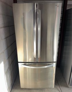 LG Stainless Steel Refrigerator And Freezer