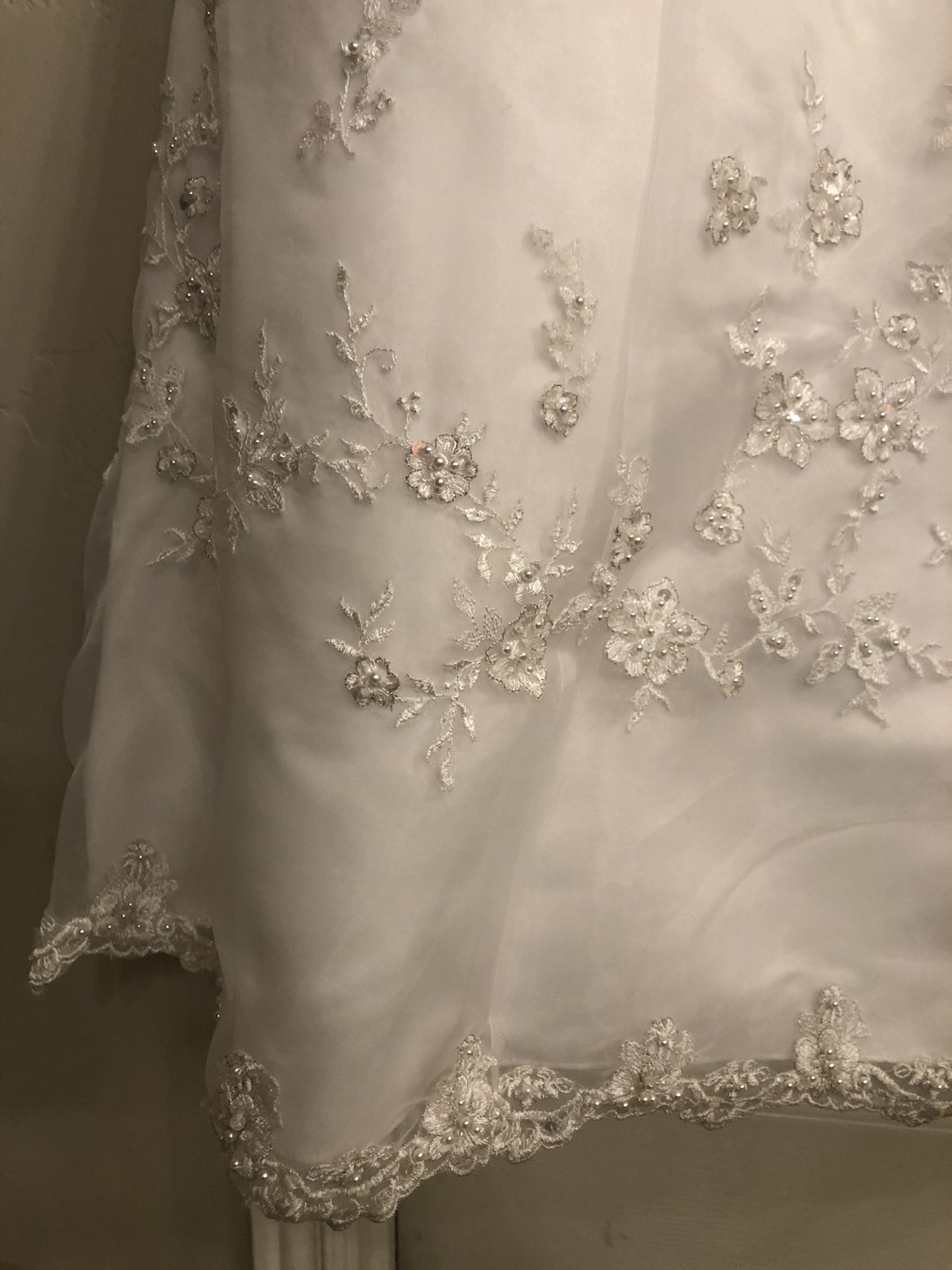 David’s Bridal Beaded Wedding Dress