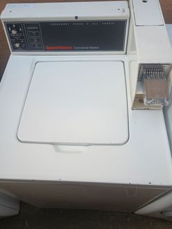 Coin operated speed Queen commer Hucial washer and dryer
