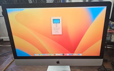 Imac 5K 27", 2017, i7, 32GB, 500GB SSD, Ventura