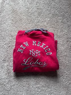 UNM New Mexico Lobos Red Hoodie Sweatshirt