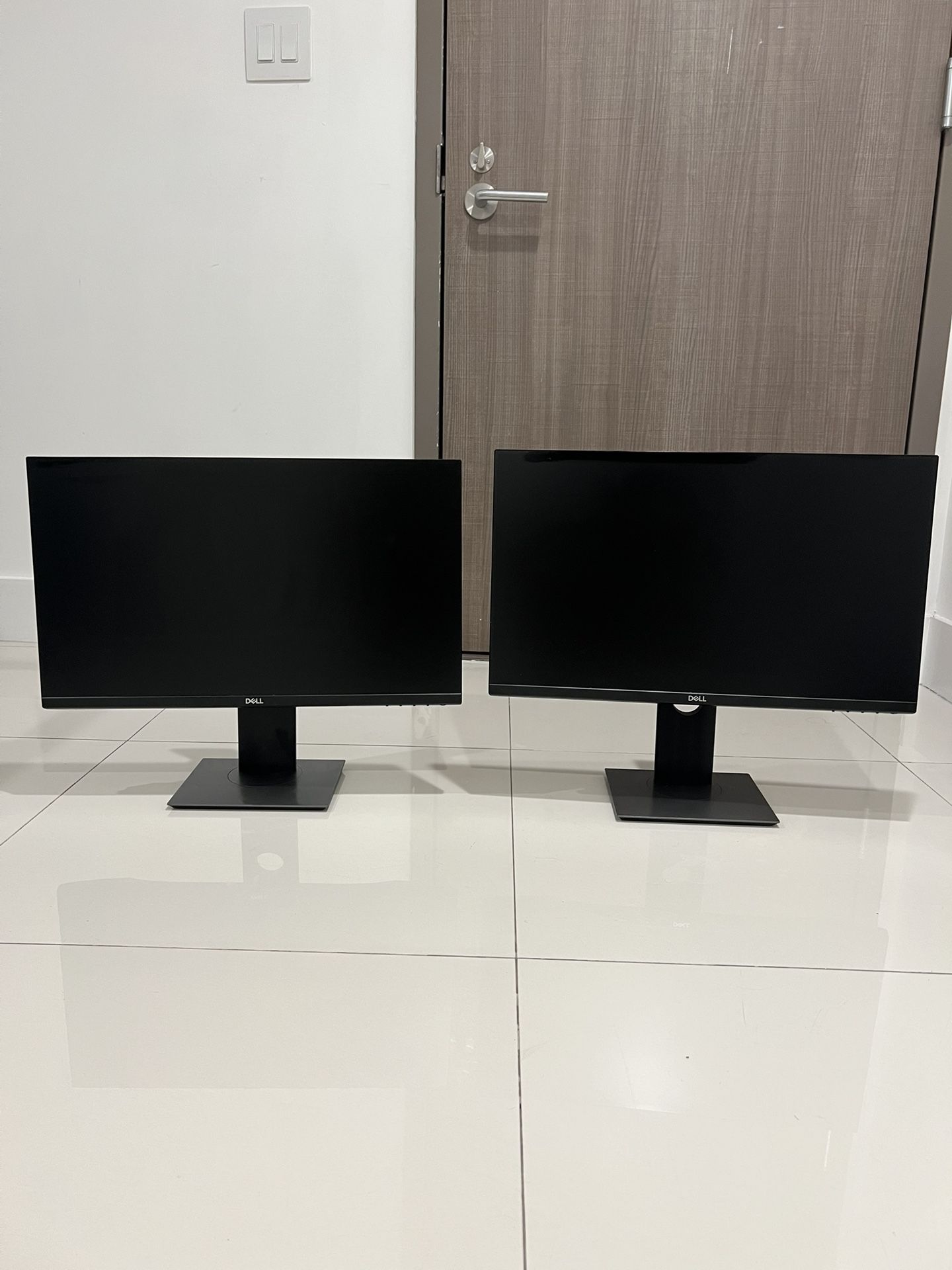 Two Dell Monitors