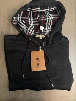 Black Burberry Hoodie