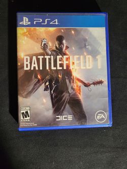 PS4 BattleField 1 Game 