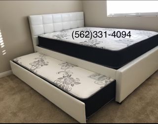 👉🏽👉 Full/Twin Trundle New Beds With Both Mattresses Included 
