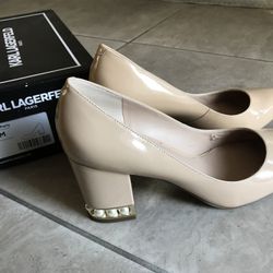 Women’s Shoes Karl Lagerfeld,  8.5, Beige
