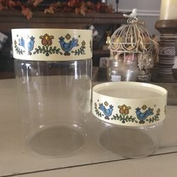 Vintage Pyrex Canisters 