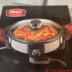 12 In Non Stick Electric Pizza Cooker - New