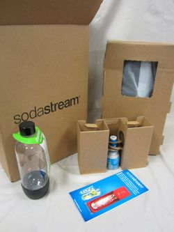 New SodaStream Fountain Silver Black