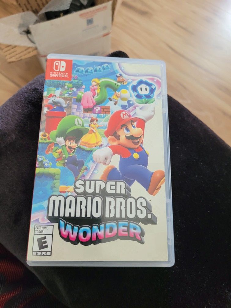 NINTENDO SWITCH SUPER MARIO BROS WONDER BRAND NEW FACTORY SEALED 