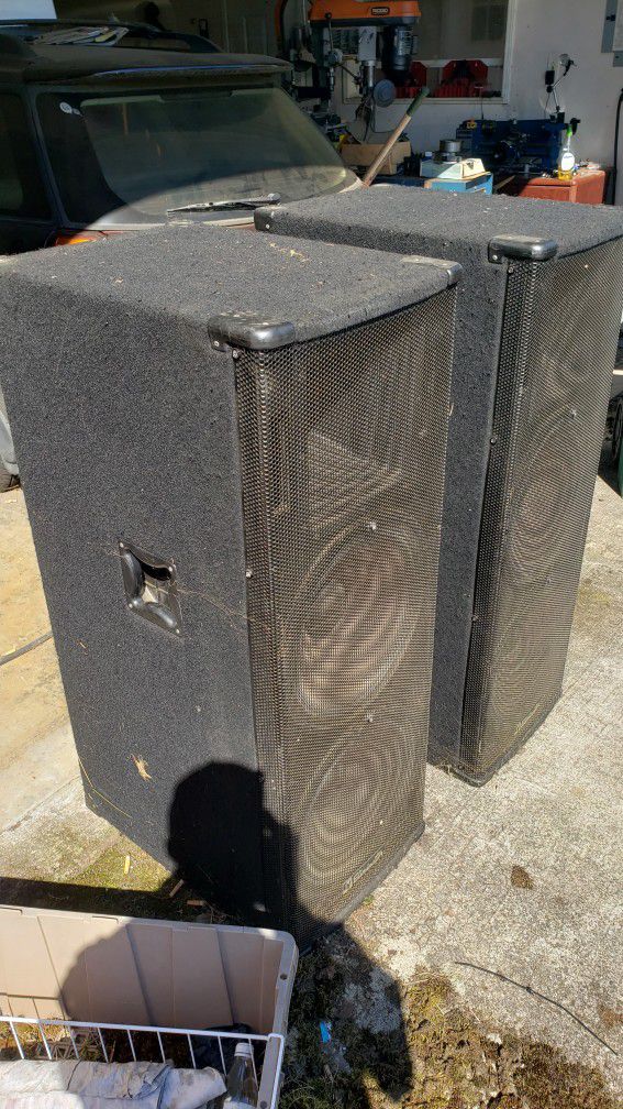 EV Eliminator Double Dual 15 In Woofers In Both. Price Is For Both Not Each