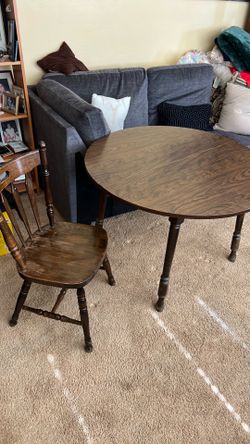 Table and One Chair