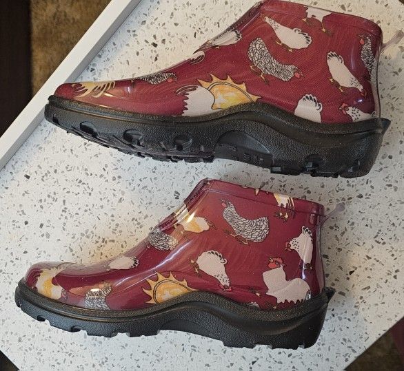 *PENDING*Sloggers Rain Boots Sz 9 Women's EUC Like New