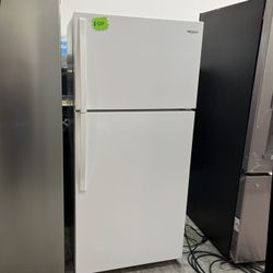 refrigerator whirlpool white 