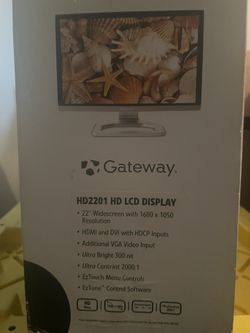 22” Wide Screen Computer monitor