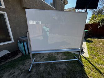 Large Whiteboard with Rolling Stand