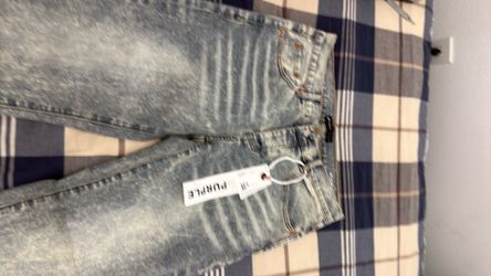 Purple jeans