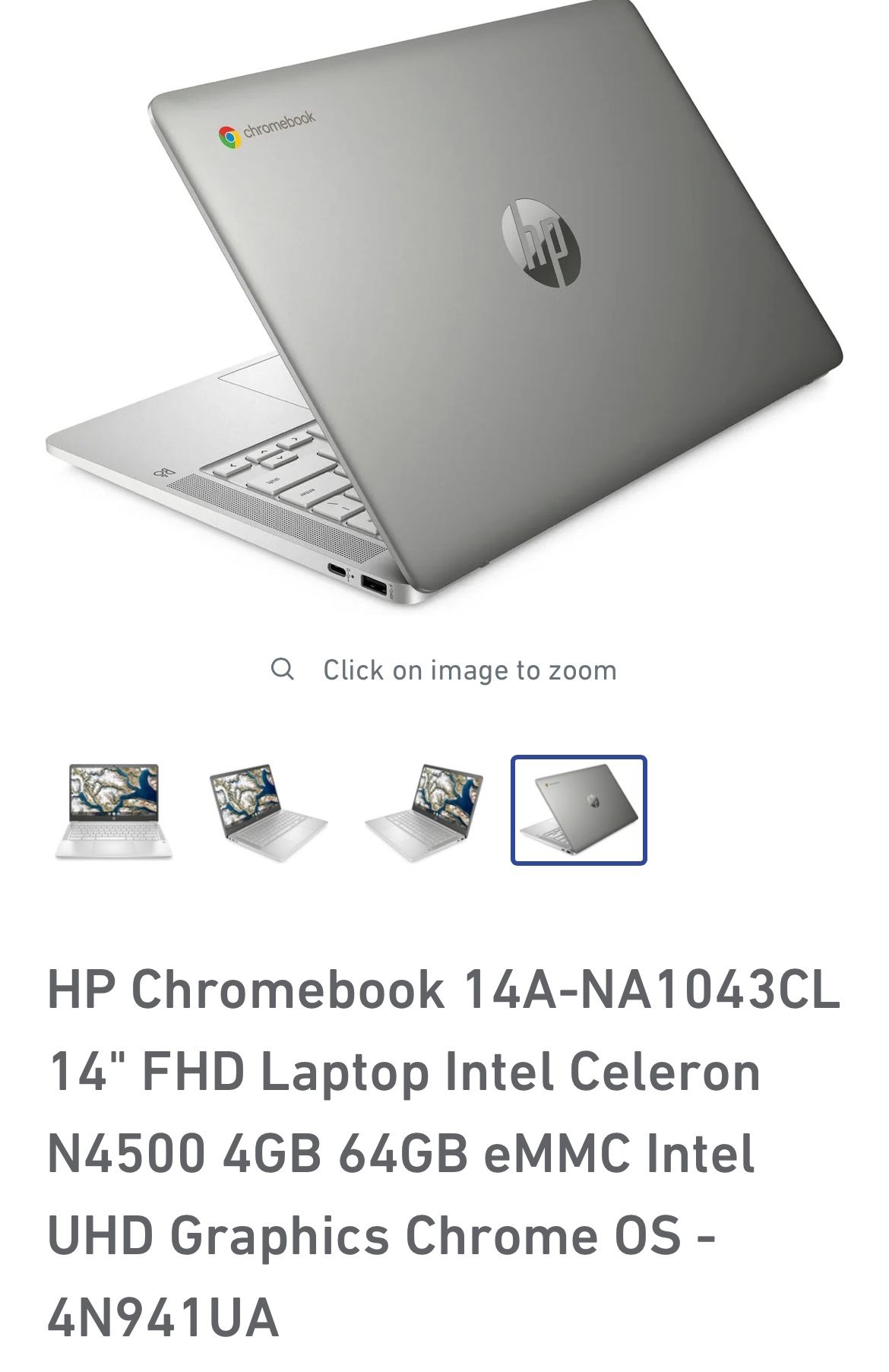 HP 14inch Chromebook