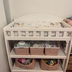 White Changing Table