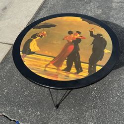 Coffee table The Singing Butler" Scottish artist Jack Vettrian