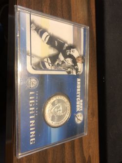 Brand New & Sealed Tampa Bay Lightning Collectible Coin, Dave Andreychuk