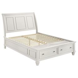 New Solid Wood  Platform Storage California King Bed Frame On Sale Now