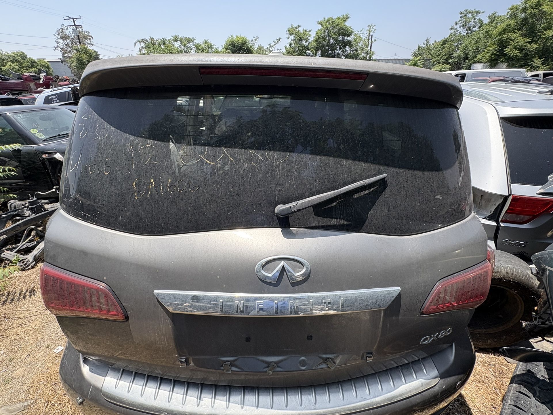 Parting Out 2015 Infiniti QX80 Rear Liftgate Assembly