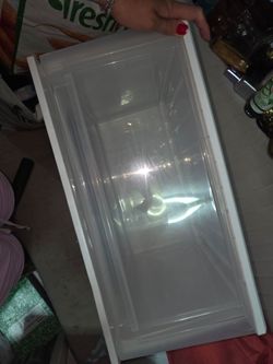 Plastic drawers stackable x 3 pcs