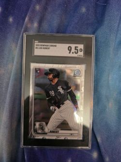 2020 Bowman Chrome Luis Robert RC SGC 9.5