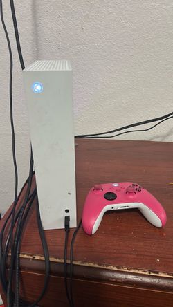 Xbox Series S Console with Pink Controller