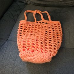 Crocheted Foldable Mesh Market Bags 