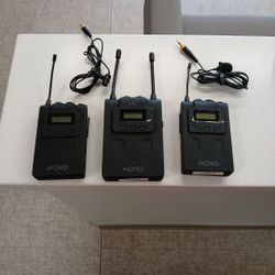 Movo Brand Microphone And Transmitters Set