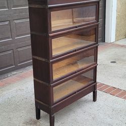 Antique MACEY Mahogany Barrister Early 1900's 