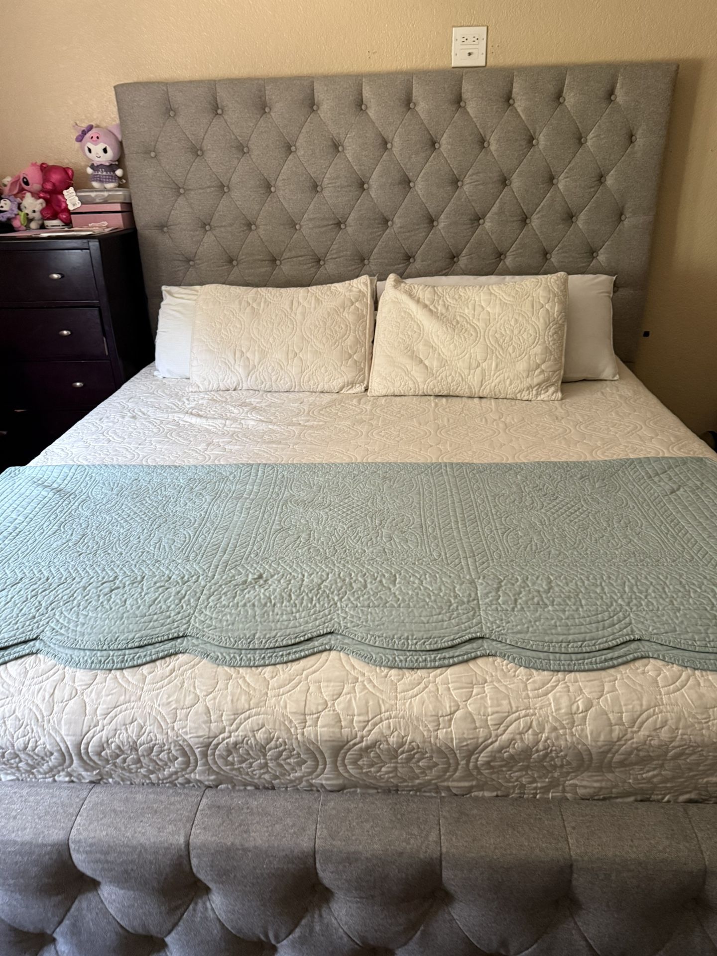 Cal King Bed Frame With Spring Box