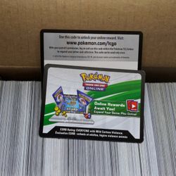 Pokemon Code Cards