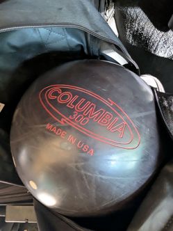 Bowling ball and bag