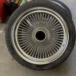 Set of 18”s wire wheels 