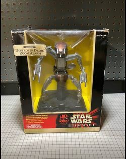 1999 Vintage Star Wars Episode 1 Destroyer Droid Room Alarm