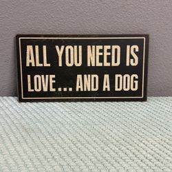Cute Wall Sign 🐶❤️