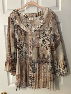 Brown Georgette Blouse