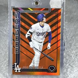 2025 Topps Shohei Ohtani Orange & Black Foil