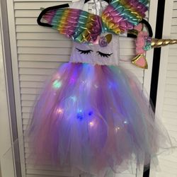 Girls Unicorn Costume