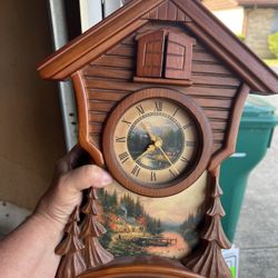 Thomas Kinkade Cuckoo Clock