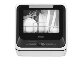 COMFEE' Portable Mini Dishwasher Countertop with 1.32Gal Built-in Water Tank