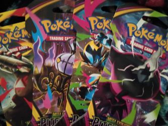 15 pokemon PITCH BLACK booster packs