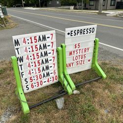 2 Letter Board Signs